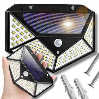 SuperLED pouličné svietidlo 50 W 600 lm solárne napájanie + Planner A4 PIANIDA odtiene hnedej a béžovej